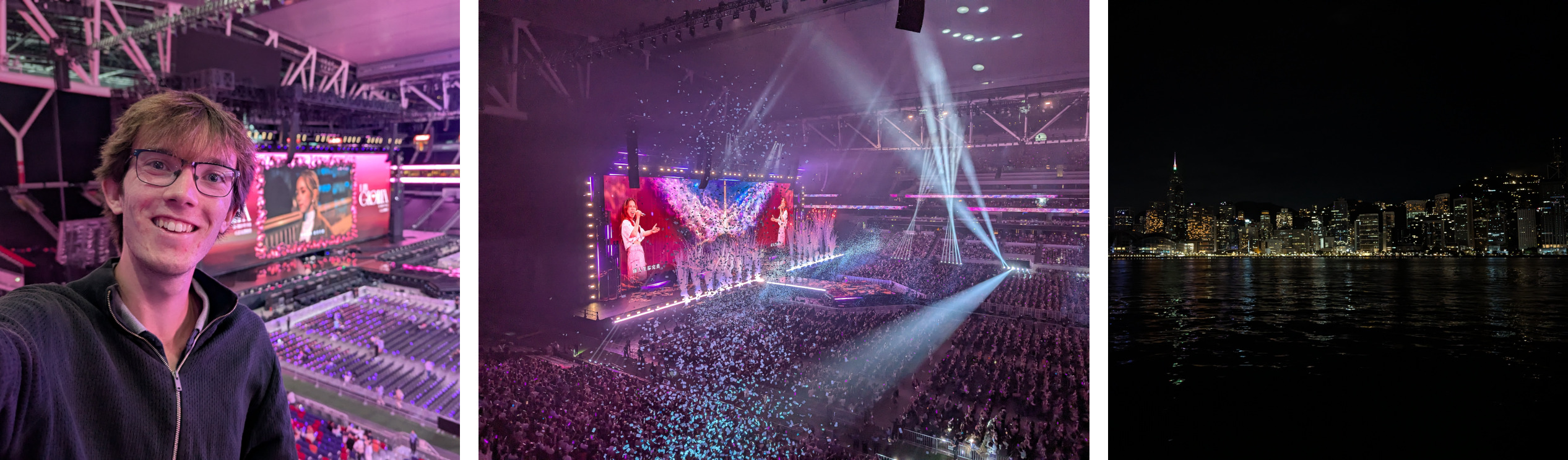 Collage of photos from Hong Kong